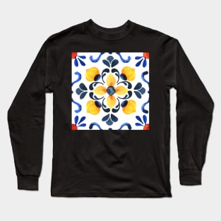 Floral ornament. Watercolor Long Sleeve T-Shirt